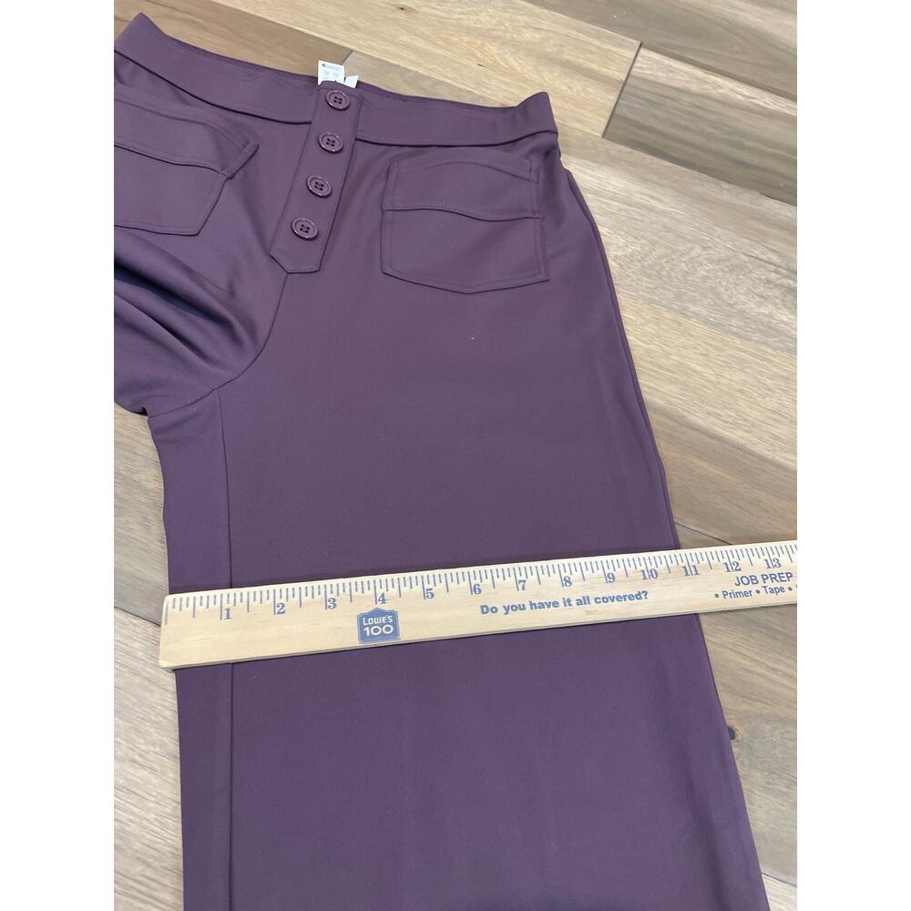 Halara DayStretch Evening Purple High Waisted Straight Leg Pants Size M - Picture 8 of 10